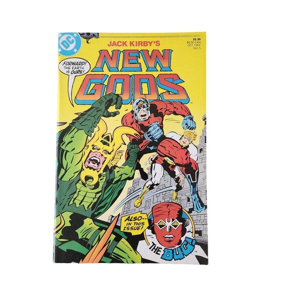 DC Comics New Gods #5 1984 Comic Book Collector Bagged Boarded - Picture 1 of 2